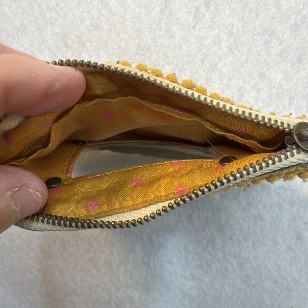 Natural Life  ID Window Credit Card Wallet Purse Zipper Pouch Small - Picture 4 of 11